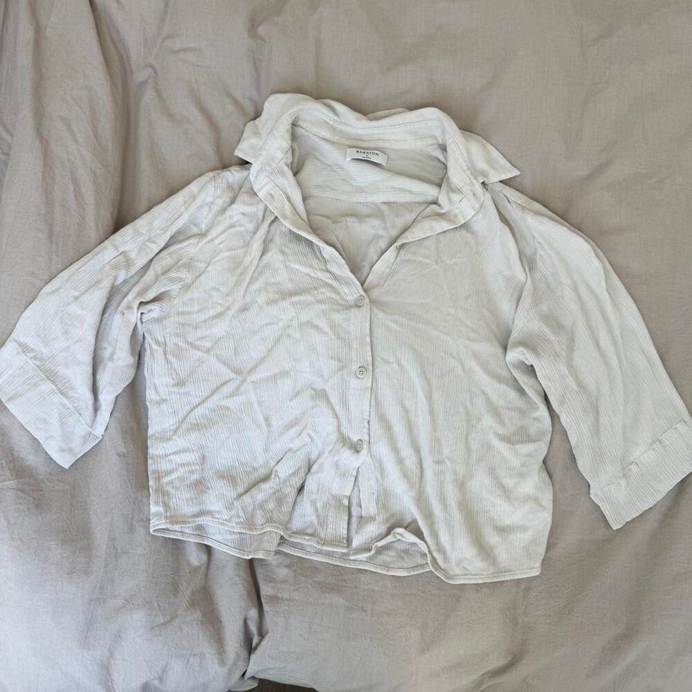 Babaton Women's White and Cream Shirt